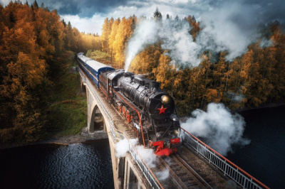 Тур по Золотому кольцу Карелии на поезде 2024