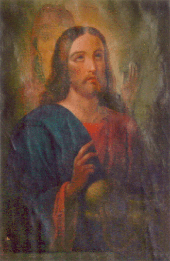 Икона Спасителя и Божье Матери в храме деревни Лыщ.gif