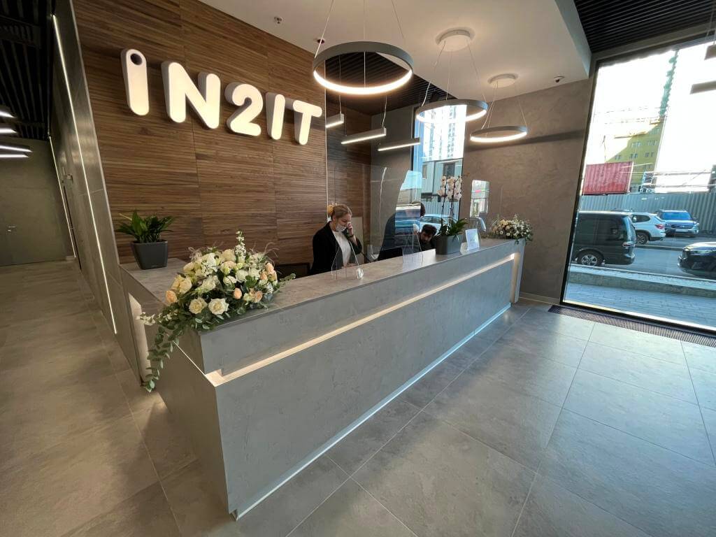 Отель In2It Санкт-Петербурге, вид на ресепшен