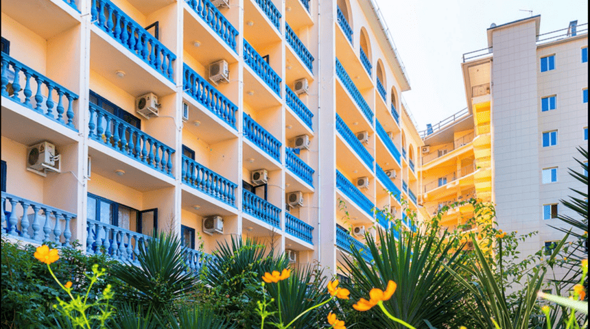 Гостевой дом Морская звезда, вид сбоку.png