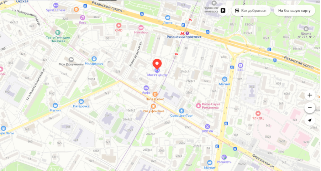 Отель в Москве Мосуз Центр на карте.png