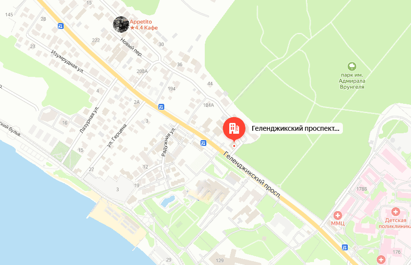 Гостевой дом Валентина в Геленджике - размещение на карте.png Гостевой дом Валентина в Геленджике - размещение на карте.png