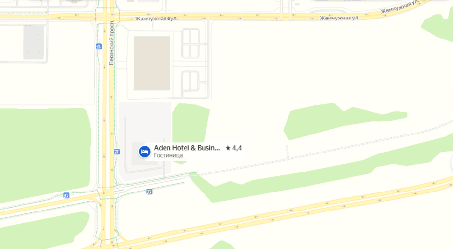 Aden Hotel & Business Centre на карте.png