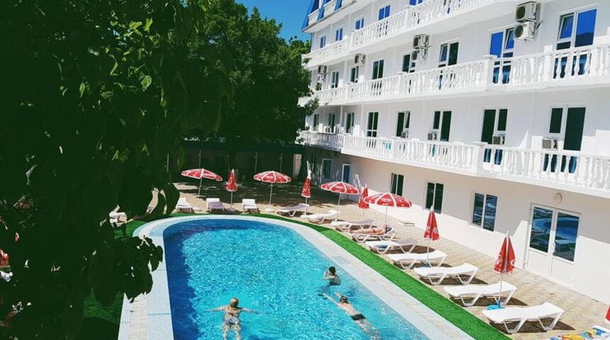 База отдыха Русалочка, Лермонтово- вид сверху.jpg