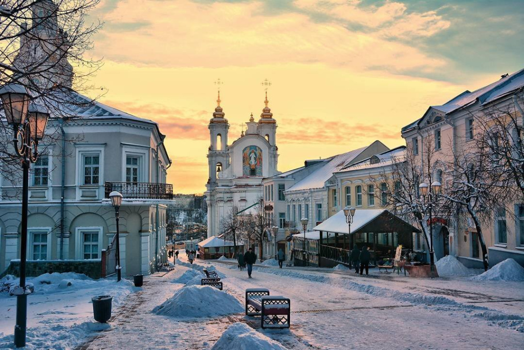 Витебская Ратуша, зима , иней.jpg