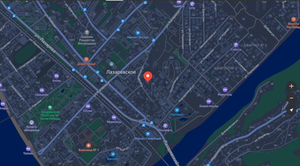 Гостевой дом Валенсия в Лазаревском на карте.png