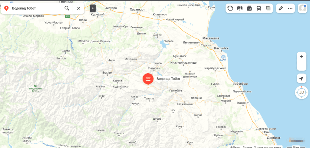 Водопад Тобот на карте.png Водопад Тобот на карте.png