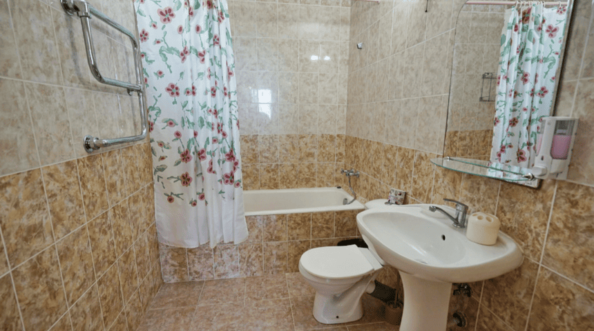 Гостиница Пальмира в Лазаревском , санузел.png