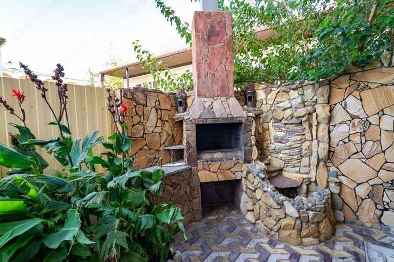 Гостевой дом у моря, Джемете - барбекю.jpg