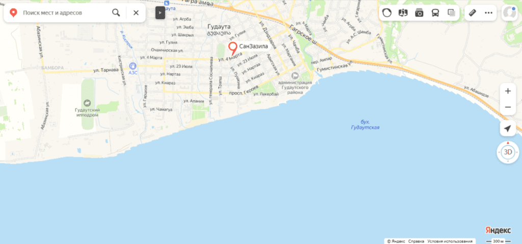 СанЗазила, Абхазия на карте.png СанЗазила, Абхазия на карте.png