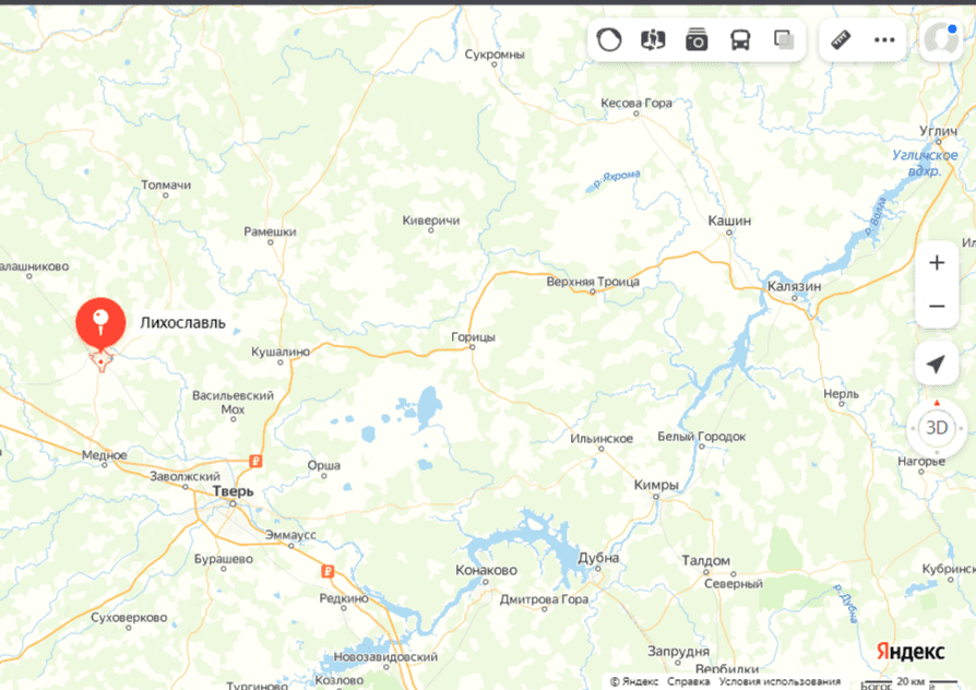 Город Лихославль на карте.png