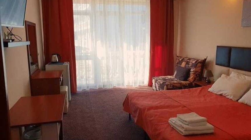 База отдыха Русалочка, Лермонтово - вид на номер.jpg