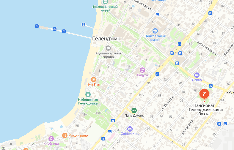 Пансионат Геленджиская бухта на карте.png