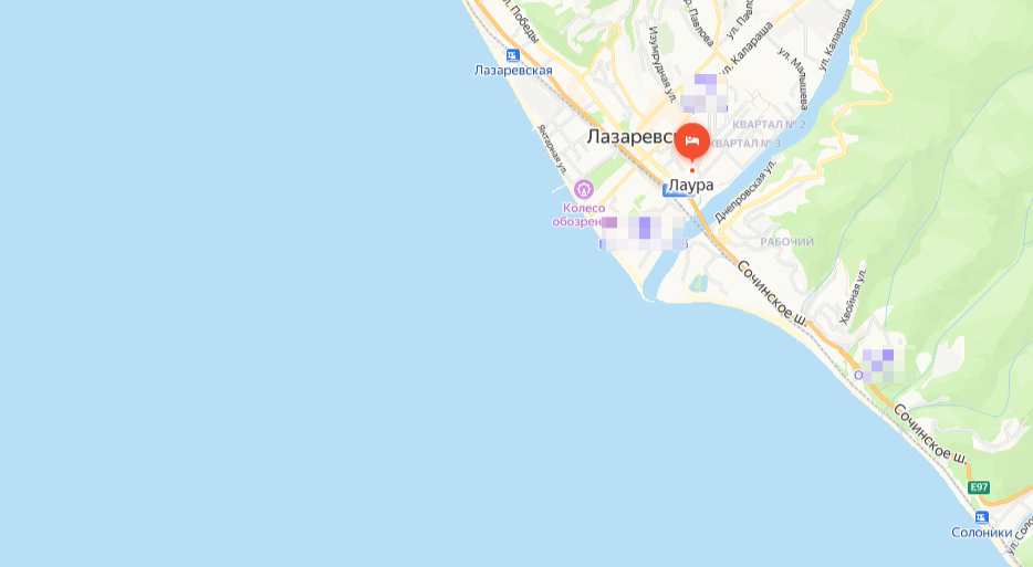 Гостевой дом Лаура на карте.png