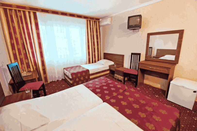 Пансионат Геленджиская бухта в Геленджике -2 односпальные кровати.png